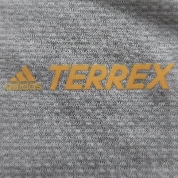 Adidas Terrex T-Shirt Tee Women's Size 16 Grey Aeroready Breathable Recycled - Picture 7 of 16